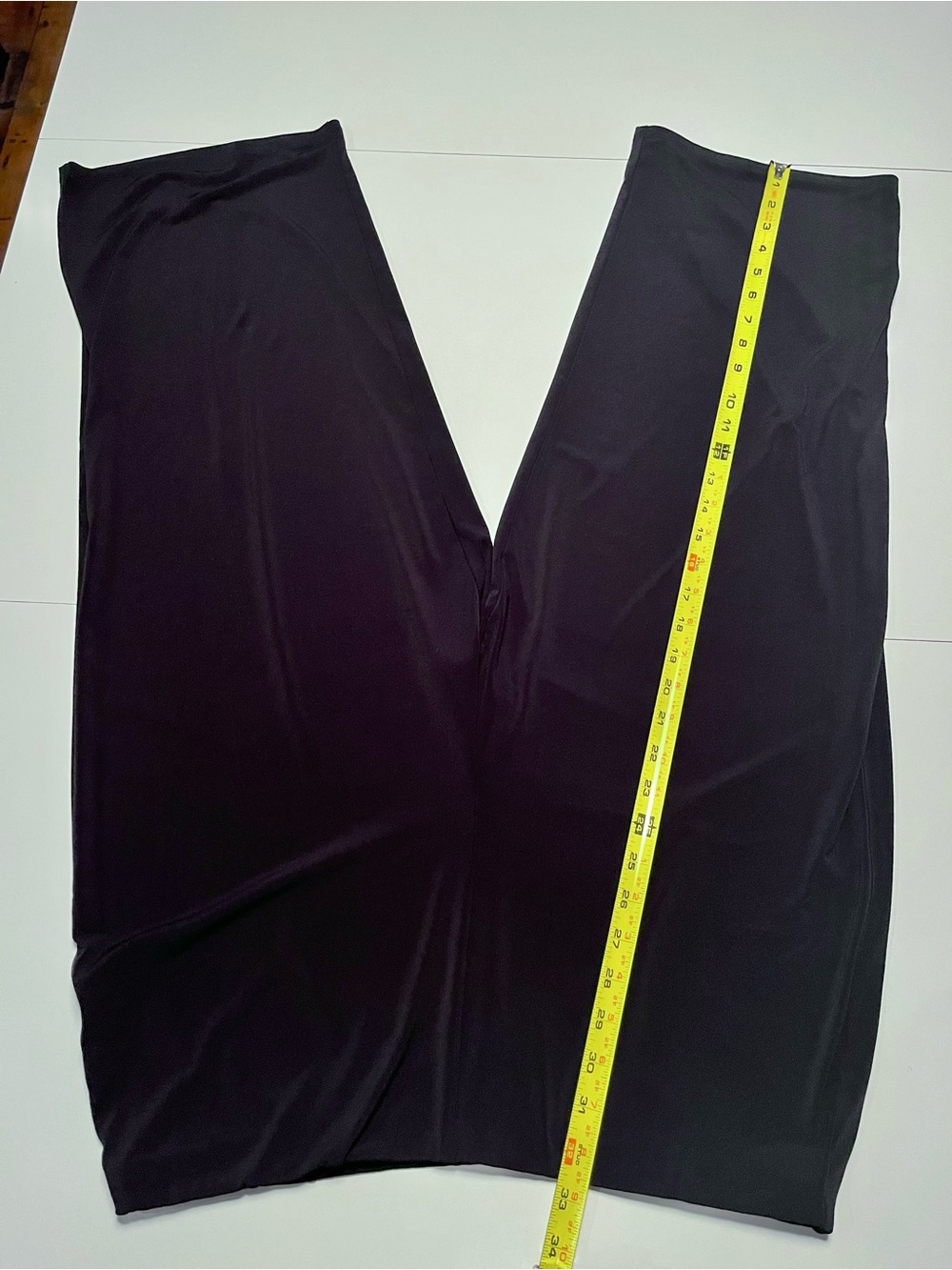 Alfani Black Elastic Waist Wide-Leg Capri